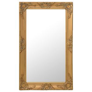 vidaXL Nástěnné zrcadlo v barokním stylu 50 x 80 cm zlaté