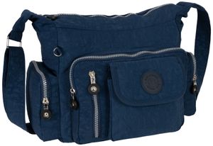 Bag Street Damentasche Umhängetasche Handtasche Schultertasche 2218 Blau