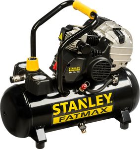 Stanley Kompressor HY 227/10/12 FMXCM0 - Luftkompressor 10Bar - 12L - 222L/Min - Integrierter Anti-Rutsch-Griff - Schwarz