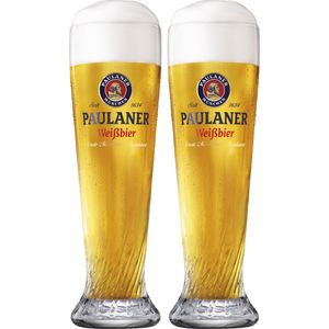 Paulaner Bierglas Weizen 500 ml - 2 Stücke