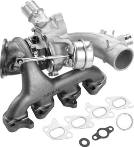 VEVOR turbosprężarka z zestawem uszczelek Zamiennik turbosprężarki do silnika samochodowego 2011-2019 1.4T 781504-5001S 781504-0005 55565353 781504-0001 860156