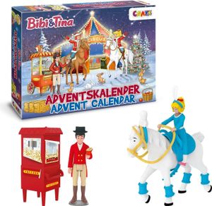 CRAZE Spielzeug Adventskalender Bibi Tina Weihnachtszirkus Adventskalender