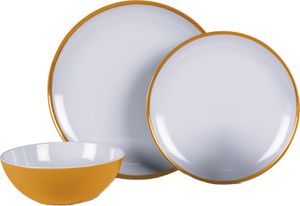 Kampa Sunset Yellow 12-teiliges Geschirr-Set