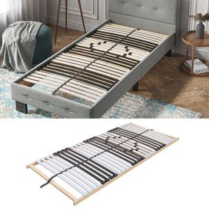 Vitalispa Lamelový roštový základ postele 90x200 cm Pružinový dřevěný rošt 7 zón Jednolůžková postel