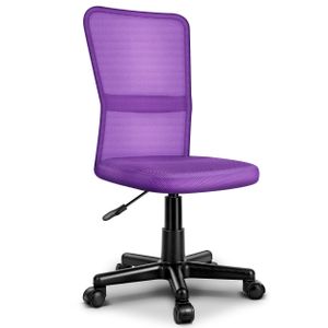 TRESKO Otočná židle Fialová manažerská židle Kancelářská židle Otočná sportovní židle Kancelářská židle Židle k psacímu stolu