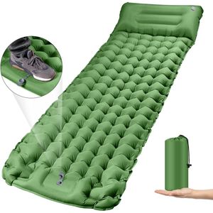 Camping Selbstaufblasende Isomatte – Outdoor Selbstaufblasbare Schlafmatte, leicht Aufblasbare Luftmatratze für Sport, Trekking, Winter