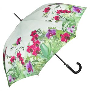 Regenschirm Stockschirm Motiv Orchideen