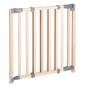 Türschutzgitter "Safety Up", barrierefreies Holz-Schutzgitter mit Ampelfunktion für Tür und Treppe
