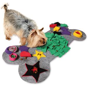 KaraLuna Schnüffelteppich 60 x 32 cm für kleine und mittelgroße Hunde I Hundespielzeug Intelligenzspielzeug  Futterdecke Schnüffelmatte Suchmatte