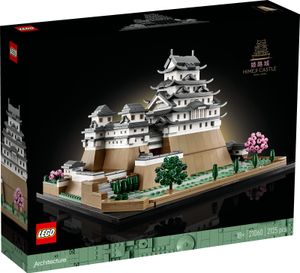 LEGO 21060 Architecture Burg Himeji, Modellbausatz für Erwachsene, Wahrzeichen-Kollektion, Set für Fans kreativer Gartenarbeit und japanischer Kultur, mit Kirschblütenbaum, Geschenk für Sie und Ihn