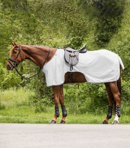 Waldhausen Protect Fliegen-Ausreitdecke silbergrau/grau, Größe:115 cm