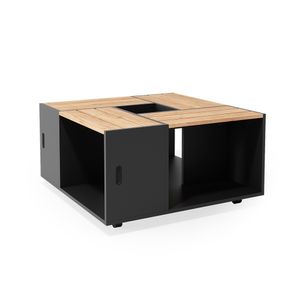 Konferenčný stolík Livinity® Anton, 80 x 43 cm, antracit/zlatý dub