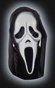 Scream Maske aus dem bekannten Kinofilm - 25cm x 20cm x 10cm; 47449