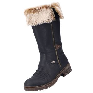 Rieker Damen Winterstiefel schwarz