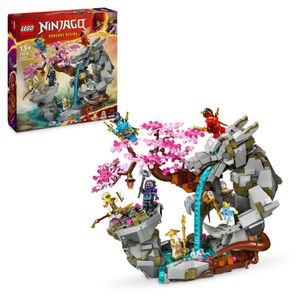 LEGO NINJAGO Drachenstein-Tempel Drachen-Spielzeug mit 6 Ninja-Figuren, großes Set zum Bauen, Spielen und Ausstellen, Geschenk zum Geburtstag für Jungs und Mädchen ab 13 Jahren 71819