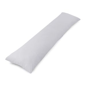 Boční spací polštář s potahem bavlna 40 x 145 cm - pohodlný polštář spací polštář boční spící polštář tělový polštář boční spací polštář šedý