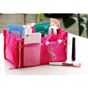 Make-up-Organizer-Einsatztasche für Handtaschen-Multifunktions-Reise-Kosmetiktasche Oxford-Stoff-Liner-Beutel-Handtaschen-Organizer