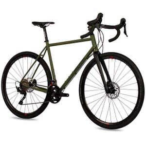Gravel Bike 28 Zoll JB-04 CroMo Cross Shimano 2x10 GRX 400 / 53 -57cm / 2022 (57cm (Körpergröße 185-193cm))