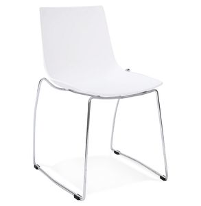 Kokoon® Designová stolička TIKADA 54x58x83 cm,plast / polymér, biela,9,5 kg
