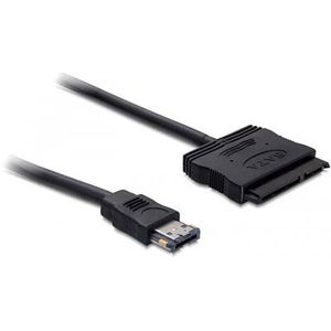 DELOCK SATA-Kabel SATA 22pin -&gt; eSATApd St/St 0. 50m