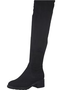 Tamaris Damen Stiefel Overknee Stretchschaft Anti-Slide Sohle 1-25507-29, Größe:40 EU, Farbe:Schwarz