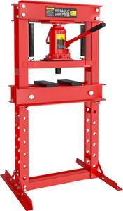 Dielenský lis Wiltec 30T, 500 mm, hydraulický lis z ocele, rámový lis, ložiskový lis na lisovanie, razenie, tvárnenie