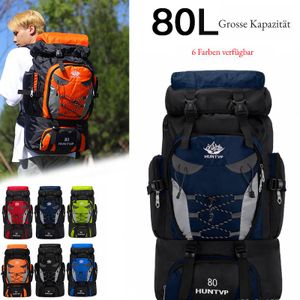 80L batoh vodotesný horolezecká taška bicykel batoh športová taška voľný čas batoh cestovné batoh Trekking kempovanie turistika vonkajšie šport, námornícka modrá, 80L