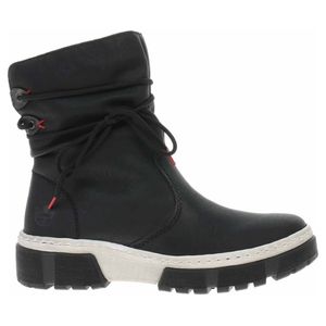 Rieker Damen Stiefeletten Reißverschluss Warmfutter X8658, Größe:40 EU, Farbe:Schwarz