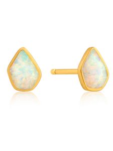 ANIA HAIE Opal Colour Stud Earrings -Silber/ Gold plattiert, E014-03G