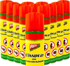 REINEX Eisspray zur Insektenbekämpfung, 400 ml, 12 Flaschen