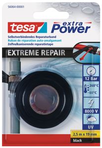 tesa Reparaturband "Extreme Repair Tape" 19 mm x 2,5 m schwarz