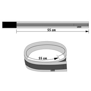 Mystique® Signalhalsband mit Klettverschluss Reflexhalsband 55cm neon pink