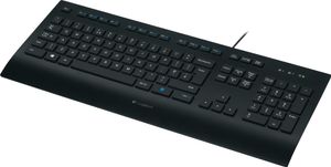 Logitech K280e - klávesnica - USB - nemecká - čierna