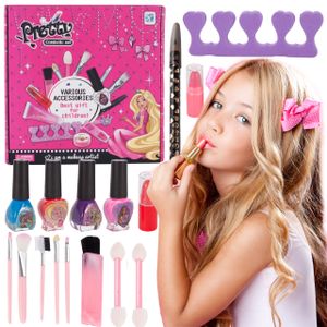 Malplay Makeup Set Für Kinder | Echtes Schminkset | Waschbar & Sicher | Geschenk Set Für Mädchen | Ab 3 Jahren