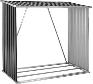 Brennholzunterstand Brennholz Holz Regal Kaminholz Lager Unterstand Anthrazit Brennholzunterstand Brennholz Holz Regal Kaminholz Lager Unterstand Anthrazit