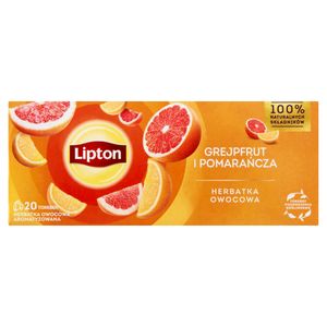 Herbata owocowa Lipton grejpfrut i pomarańcza 34 g (20 torebek)