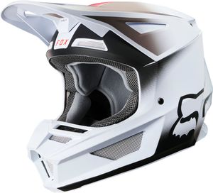 Fox V2 Vlar Jugend Motocross Helm Farbe: Weiß, Grösse: S