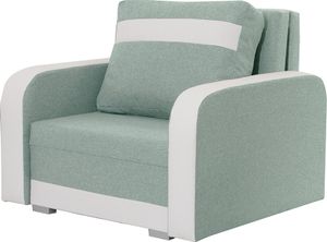 CONDI Sessel mit Schlaffunktion - Mint/Weiß