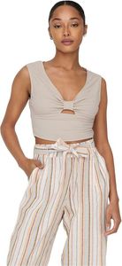 Only Jany ärmelloses T-shirt Beige S Frau Beige S Only Jany ärmelloses T-shirt Beige S Frau Beige S
