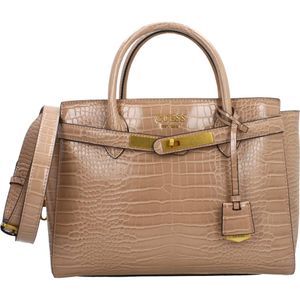 GUESS Handtasche ENISA HIGH SOCIETY SAT, Brown:N/A