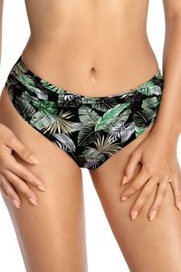 Gaia dame bikini unterteil gemustert sommer bademode klassisch bunt 011t nea, schwarz, s