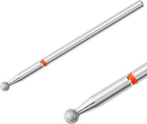 Diamantfräser Fräseraufsatz Bohrer Kugel Fein Schleifer Maniküre (roter Ring)