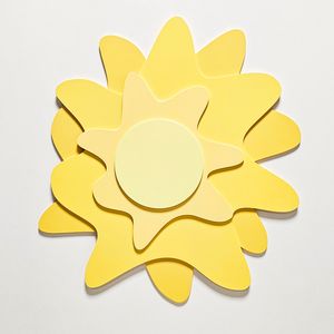 KiddyMoon Wanddekor 3D Wandskulpturen Kinderzimmer Akccessoire Für Kinder Hergestellt Aus MDF Babys Wanddeko Montessori Spaß Dekoration Sonnen Muster, Gelb KiddyMoon Wanddekor 3D Wandskulpturen Kinderzimmer Akccessoire Für Kinder Hergestellt Aus MDF Babys Wanddeko Montessori Spaß Dekoration Sonnen Muster, Gelb