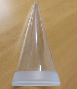 Flos Fucsia Ersatzteil Lampenschirm Diffusor komplett aus transparentem Glas inkl. Silikonring