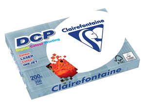Clairalfa Multifunktionspapier DCP DIN A4 200 g/qm weiß 250 Blatt
