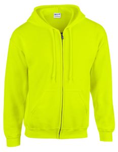 Heavy Blend Full Zip Hooded Sweatshirt - Farbe: Safety Green - Größe: L