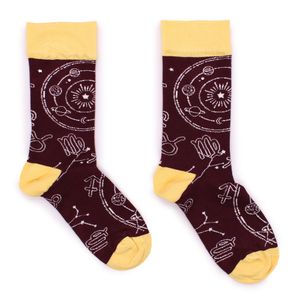 Socken aus Bambus - Sternzeichen Zodiac Astrologie M/L EU 41-46