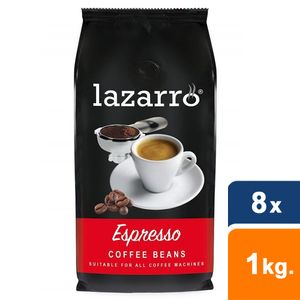 Lazarro - Espresso Bohnen - 8x 1 kg