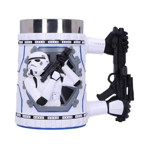 Star Wars - Stormtrooper Krug 18cm - Offiziell Lizenziertes Merchandise Bierkrug