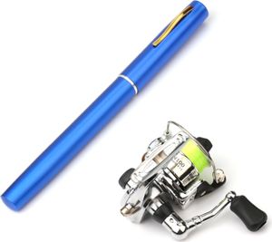 1.6M skládací rybářský prut Naviják Combo Mini Pen Fishing Rod Kit Teleskopický rybářský prut Spinning Reel Combo Kit